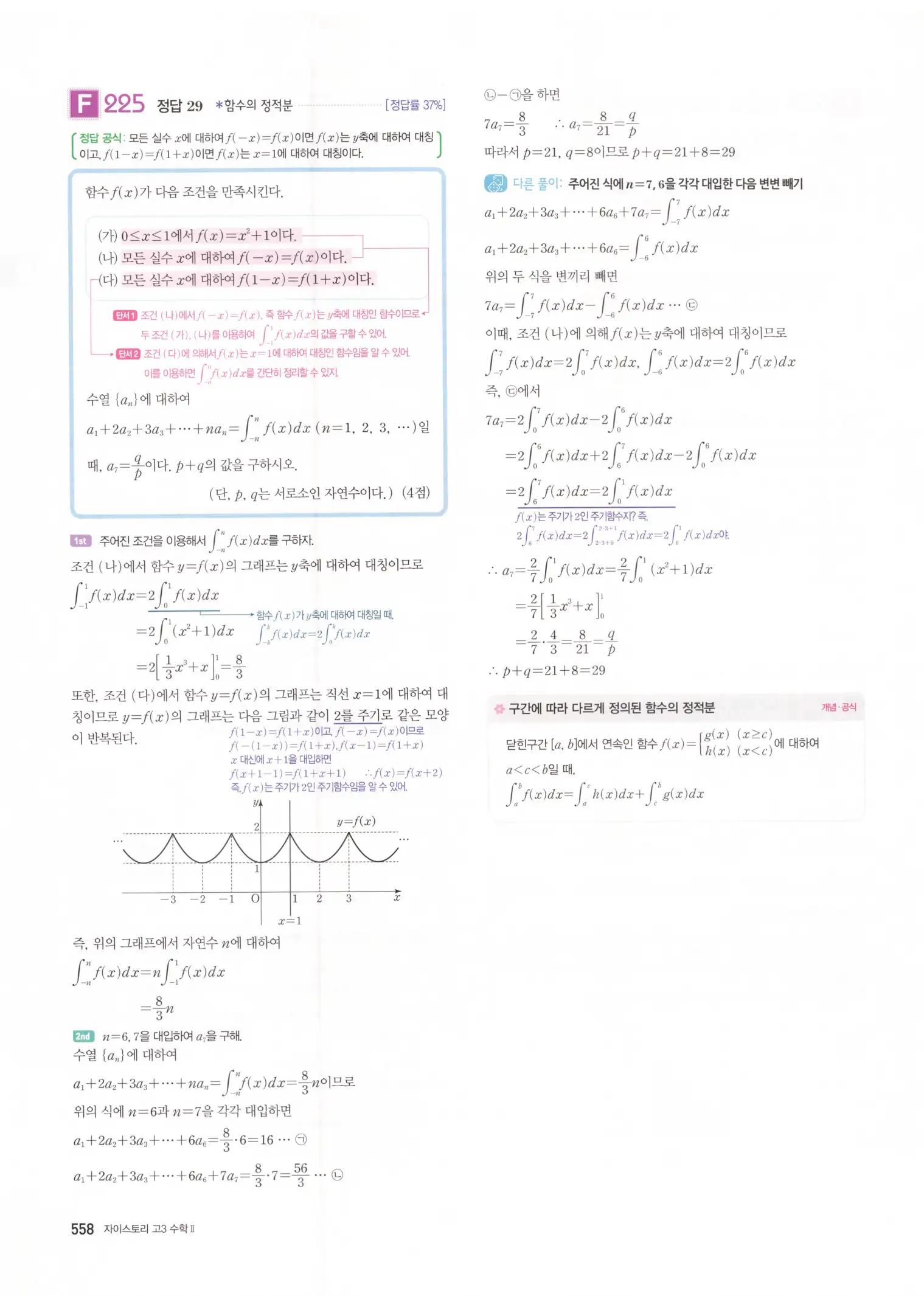 자이스토리 고3 수학2 해설 240