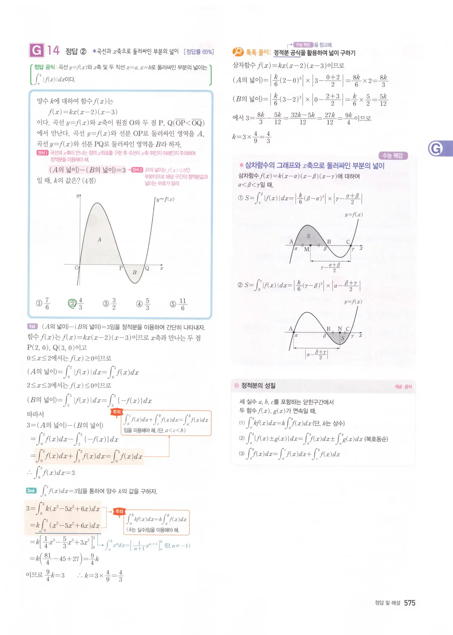 자이스토리 고3 수학2 해설 257