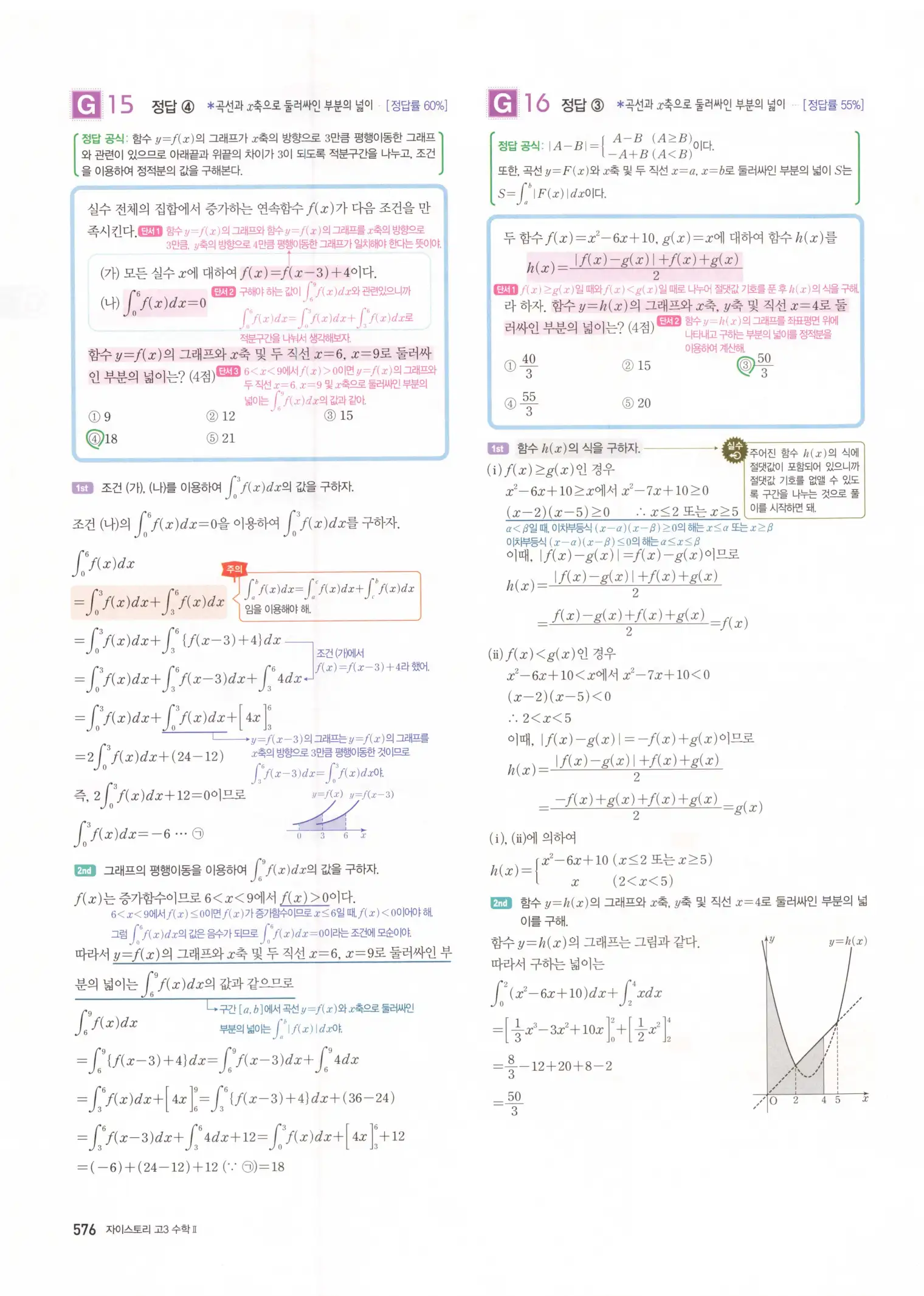 자이스토리 고3 수학2 해설 258