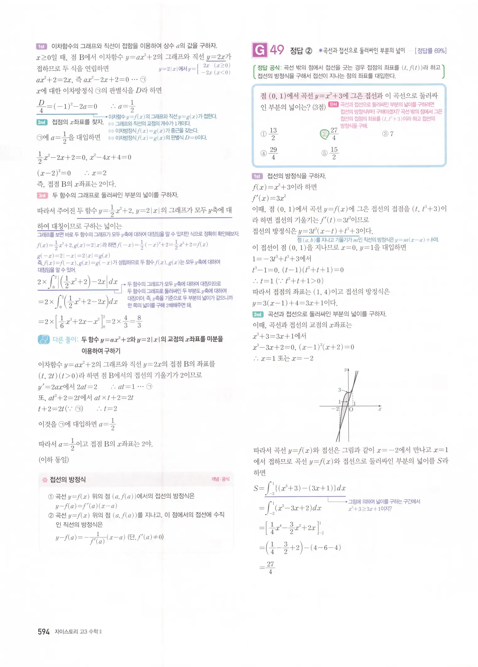 자이스토리 고3 수학2 해설 276