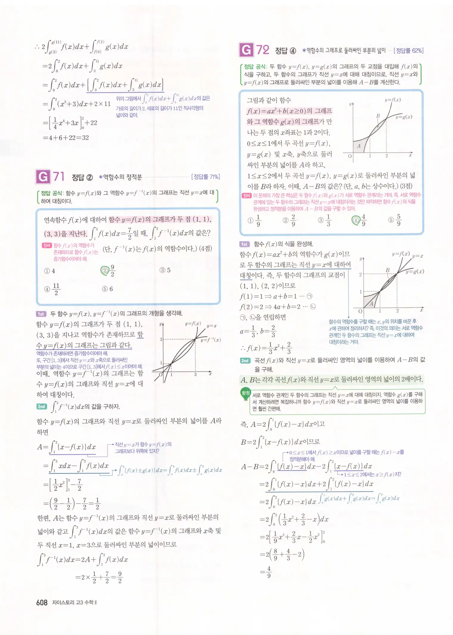 자이스토리 고3 수학2 해설 290