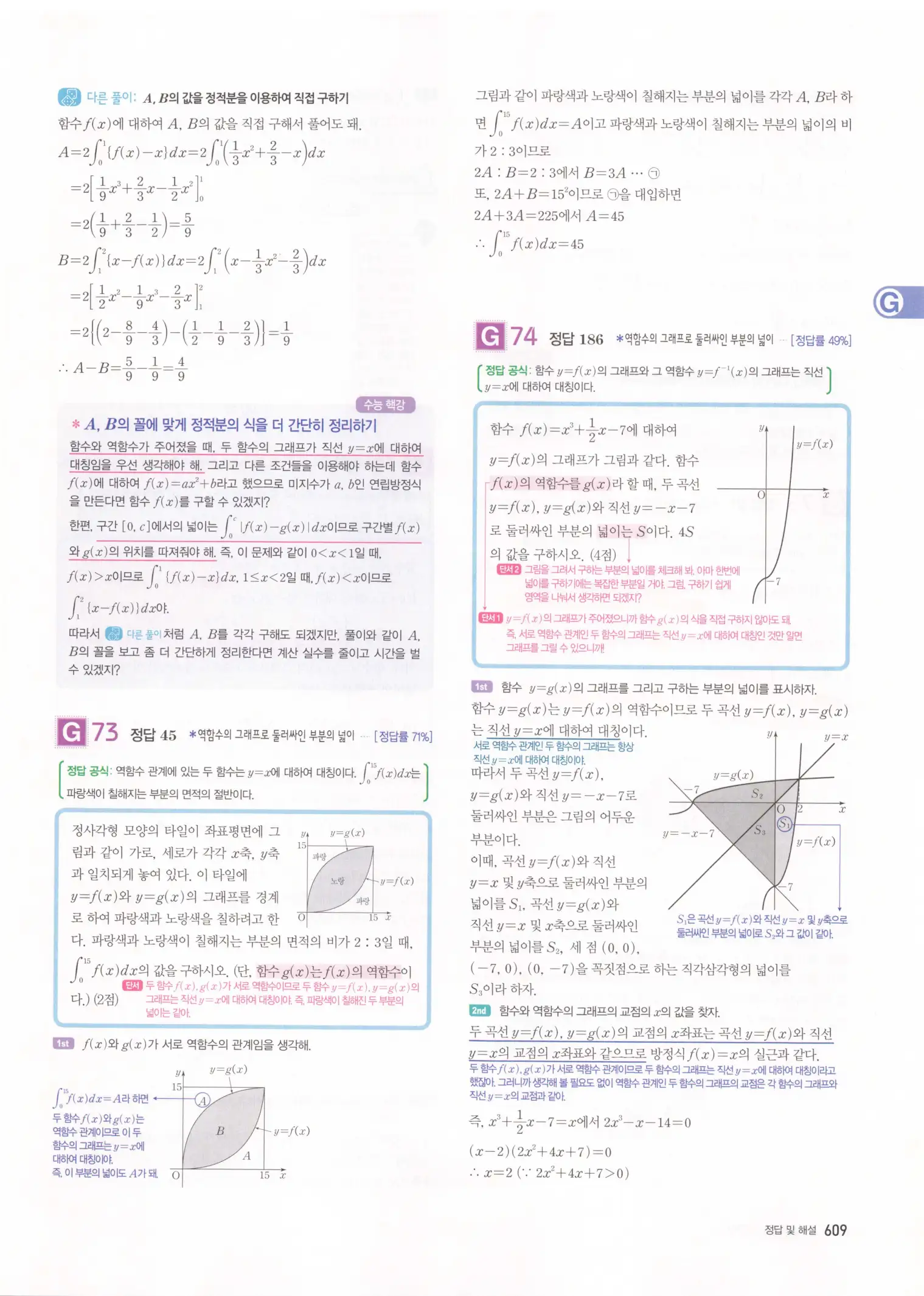 자이스토리 고3 수학2 해설 291