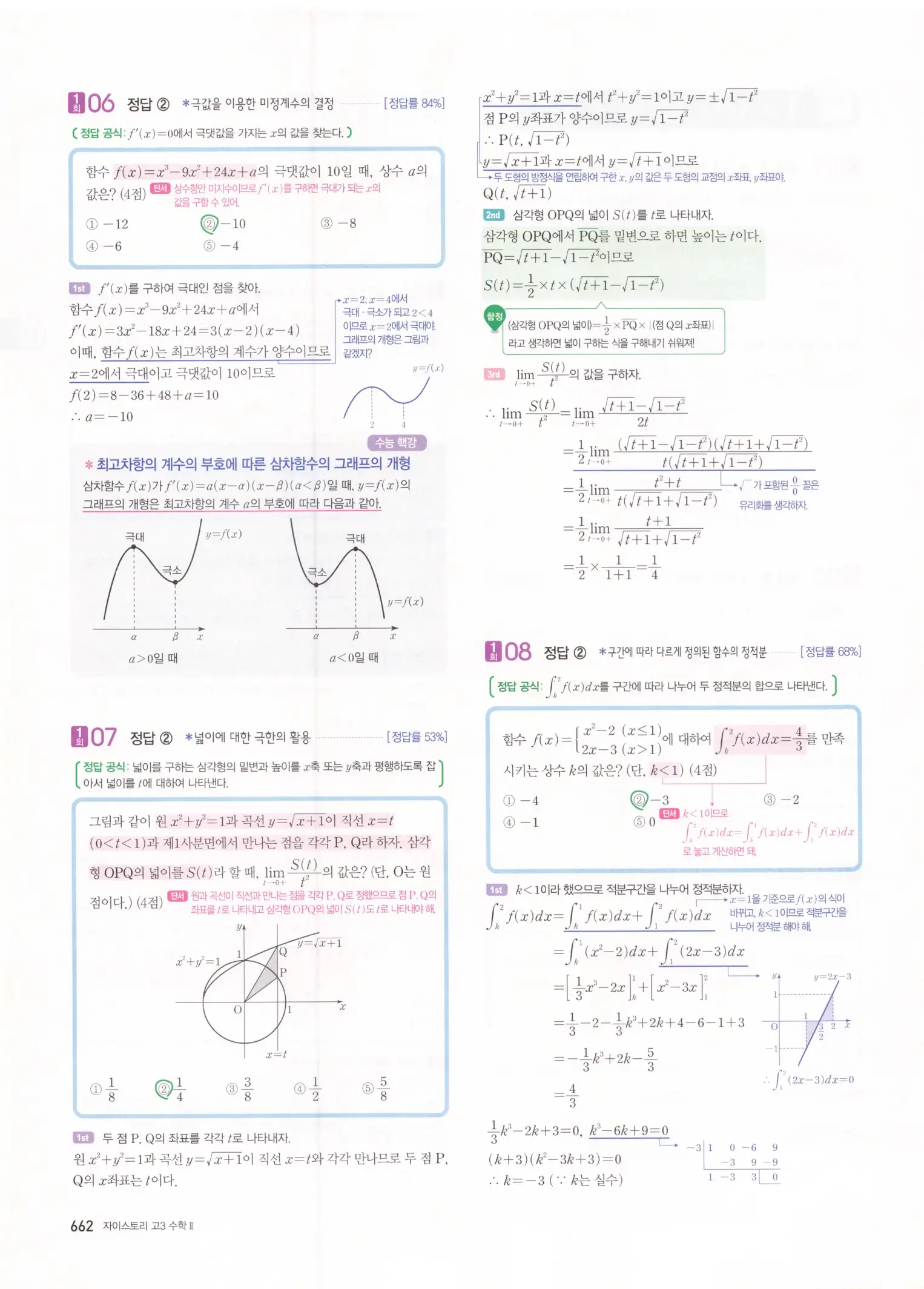 자이스토리 고3 수학2 해설 344