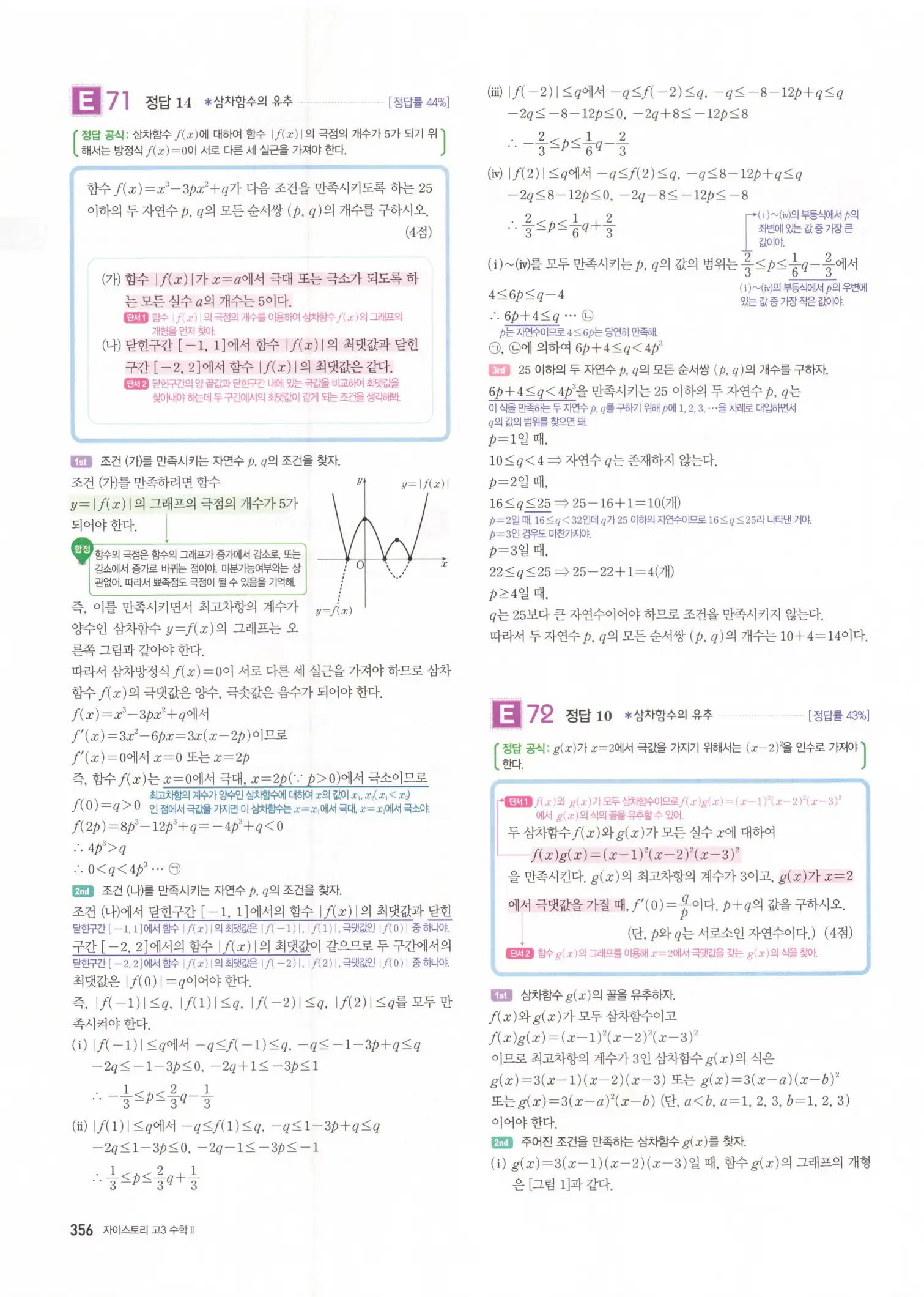 자이스토리 고3 수학2 해설 38