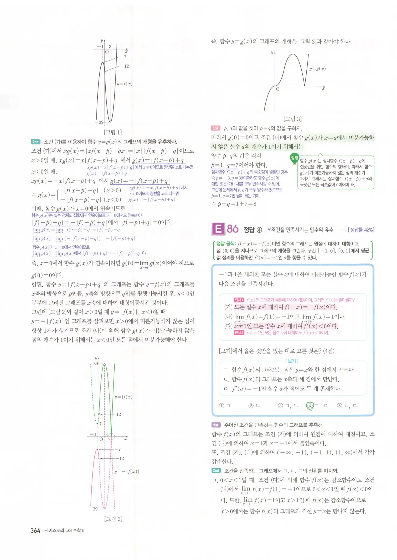 자이스토리 고3 수학2 해설 46