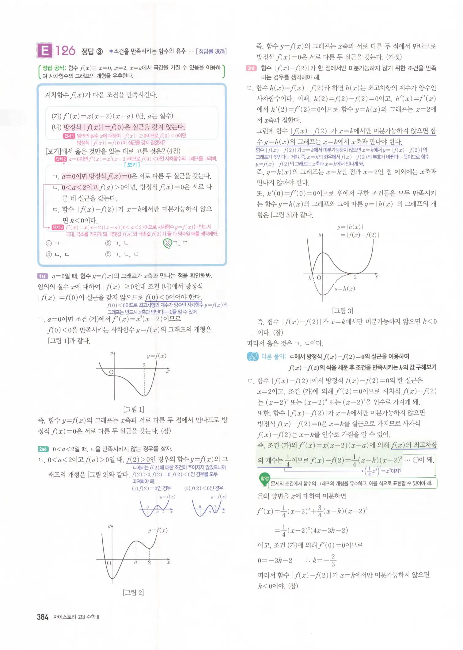 자이스토리 고3 수학2 해설 66