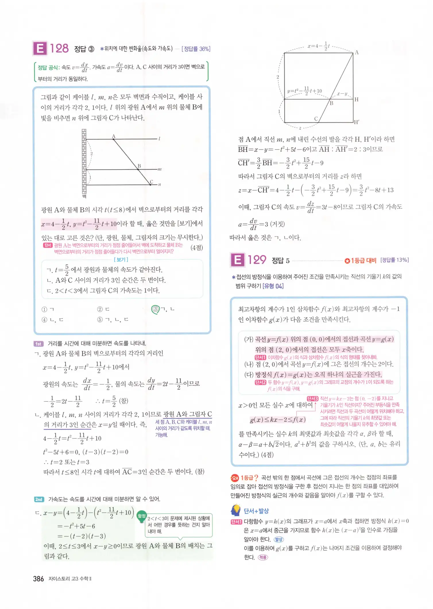 자이스토리 고3 수학2 해설 68
