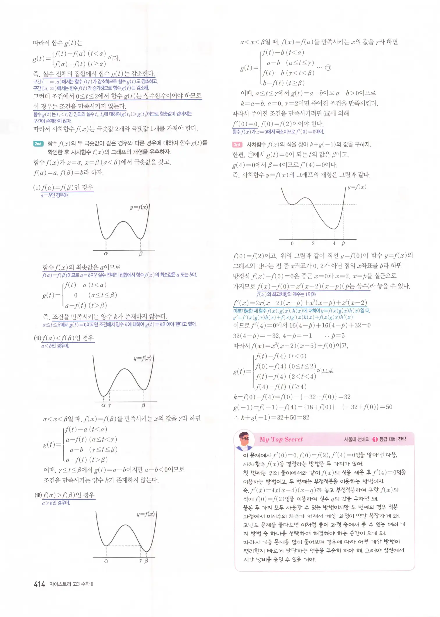 자이스토리 고3 수학2 해설 96