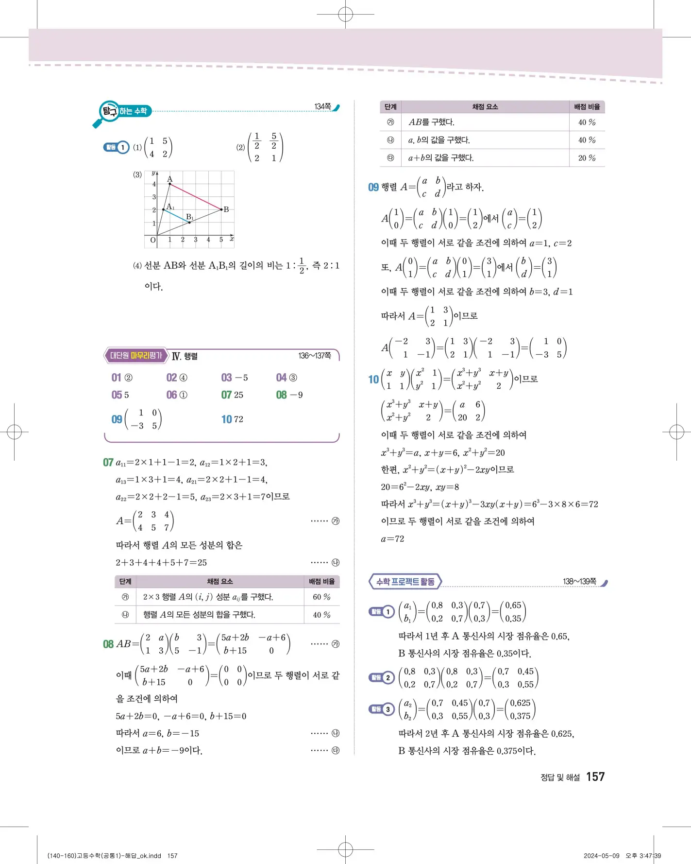지학사 공통수학1 답지 479p