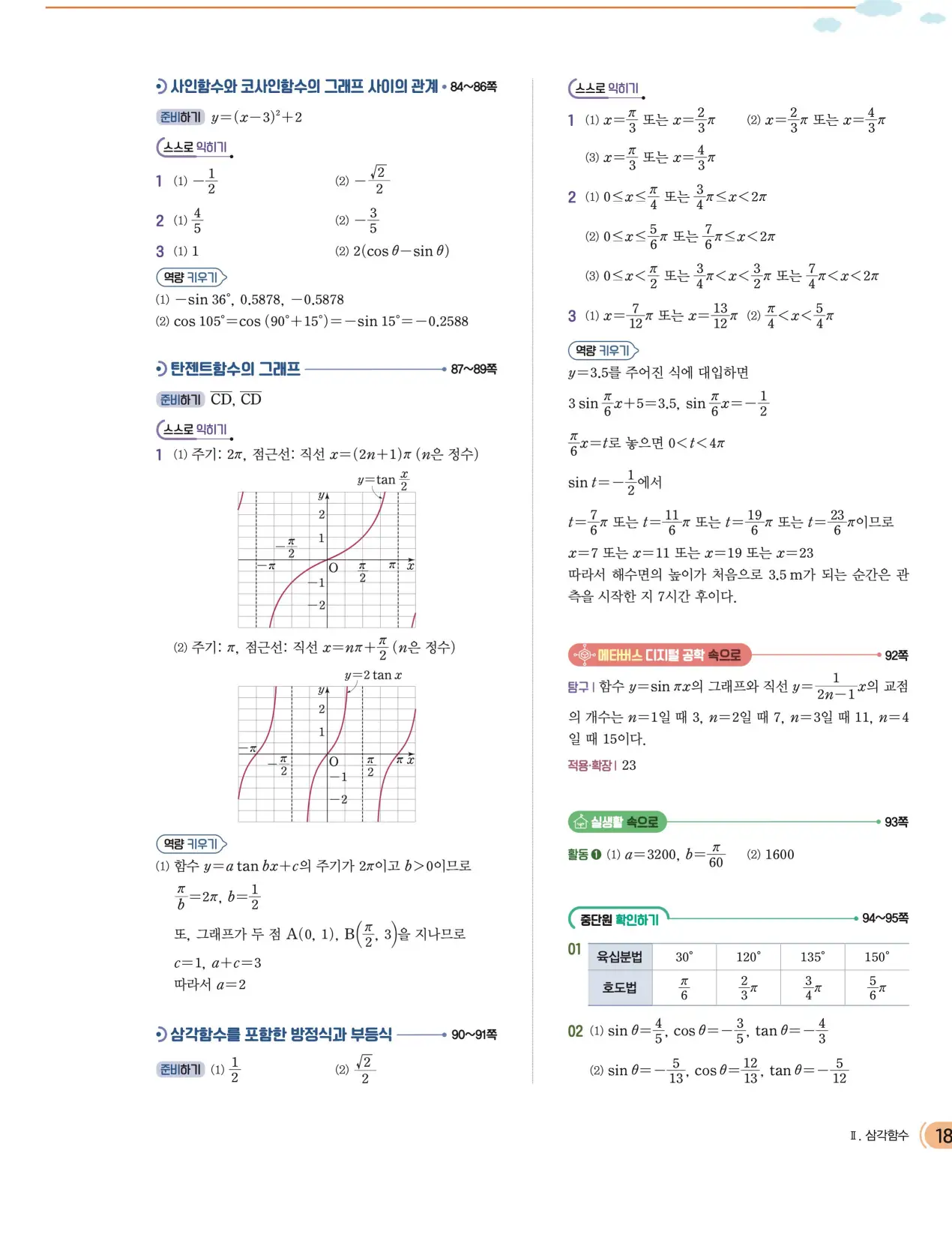 천재 대수 전인태 답지 207p