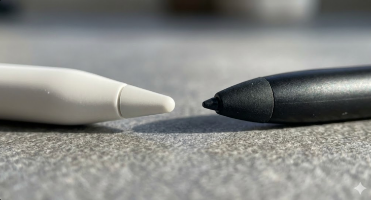 애플펜슬 vs S펜 비교 사진