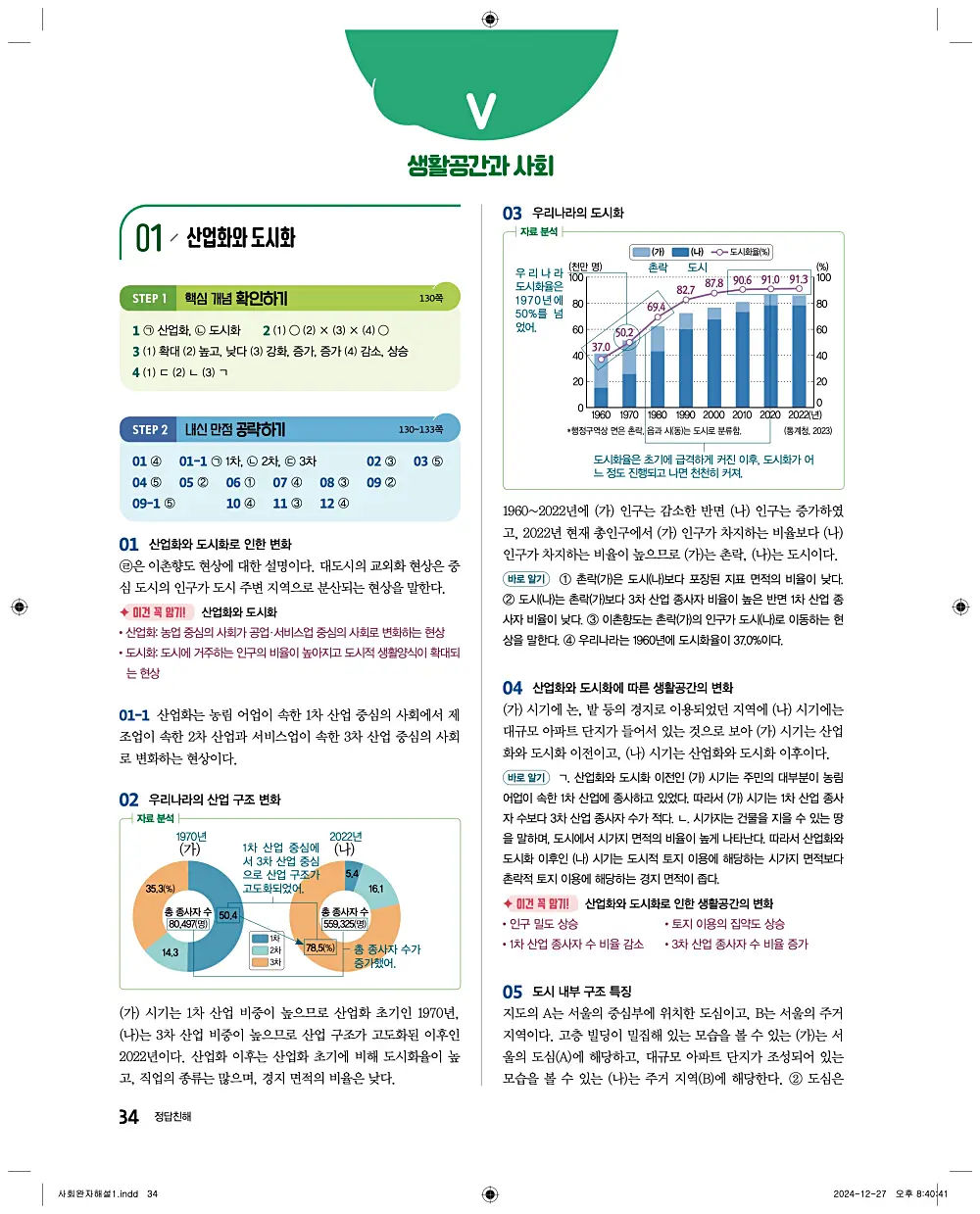 완자 통합사회1 답지 34