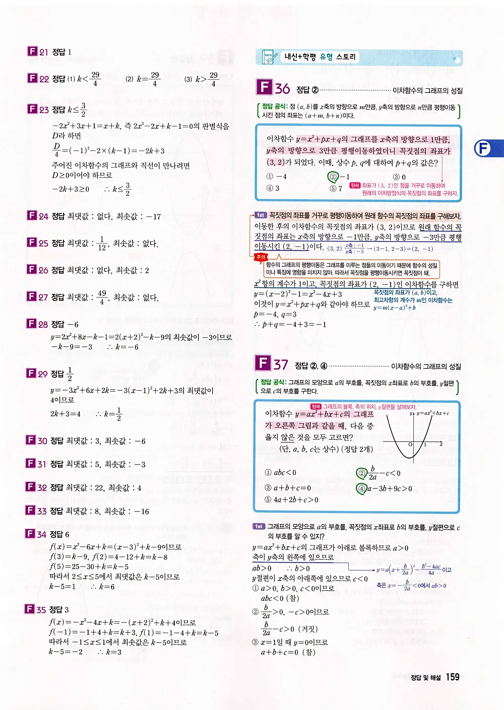 자이스토리 공통수학1 답지 161번