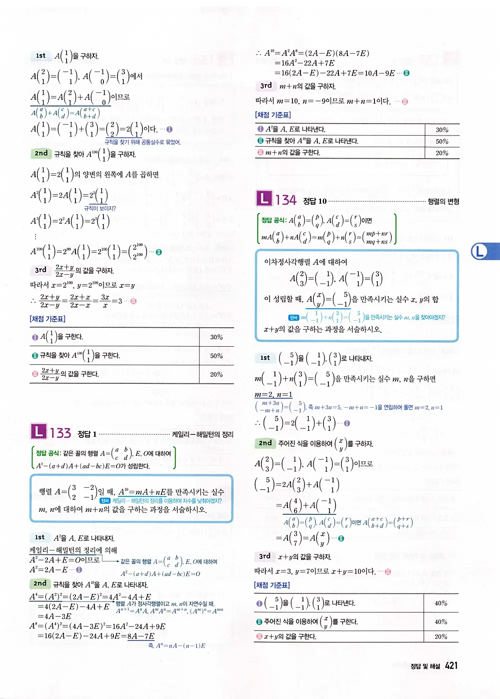 자이스토리 공통수학1 답지 423번