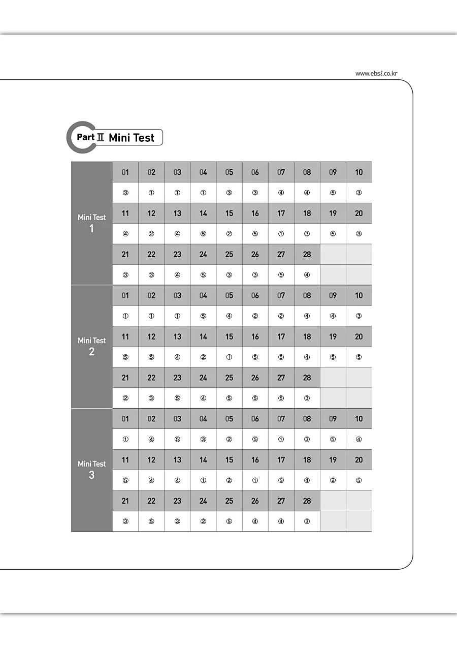 2027 수능특강 Light 영어독해연습 답지 3