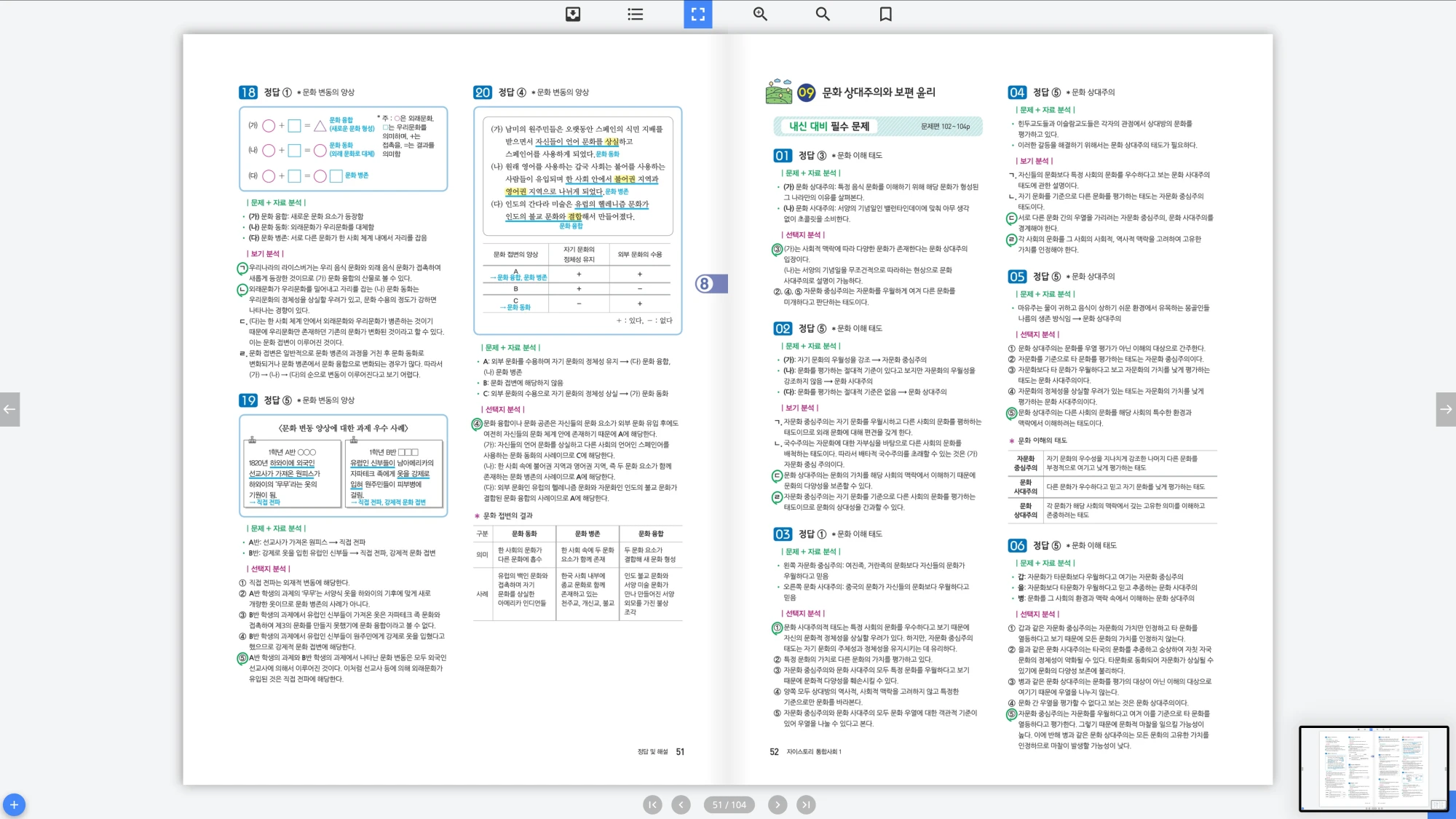 자이스토리 통합사회 1 답지 26페이지