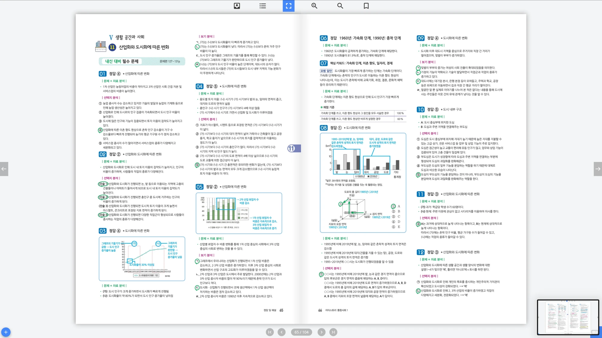 자이스토리 통합사회 1 답지 33페이지