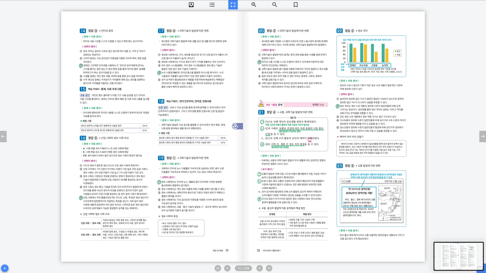 자이스토리 통합사회 1 답지 36페이지