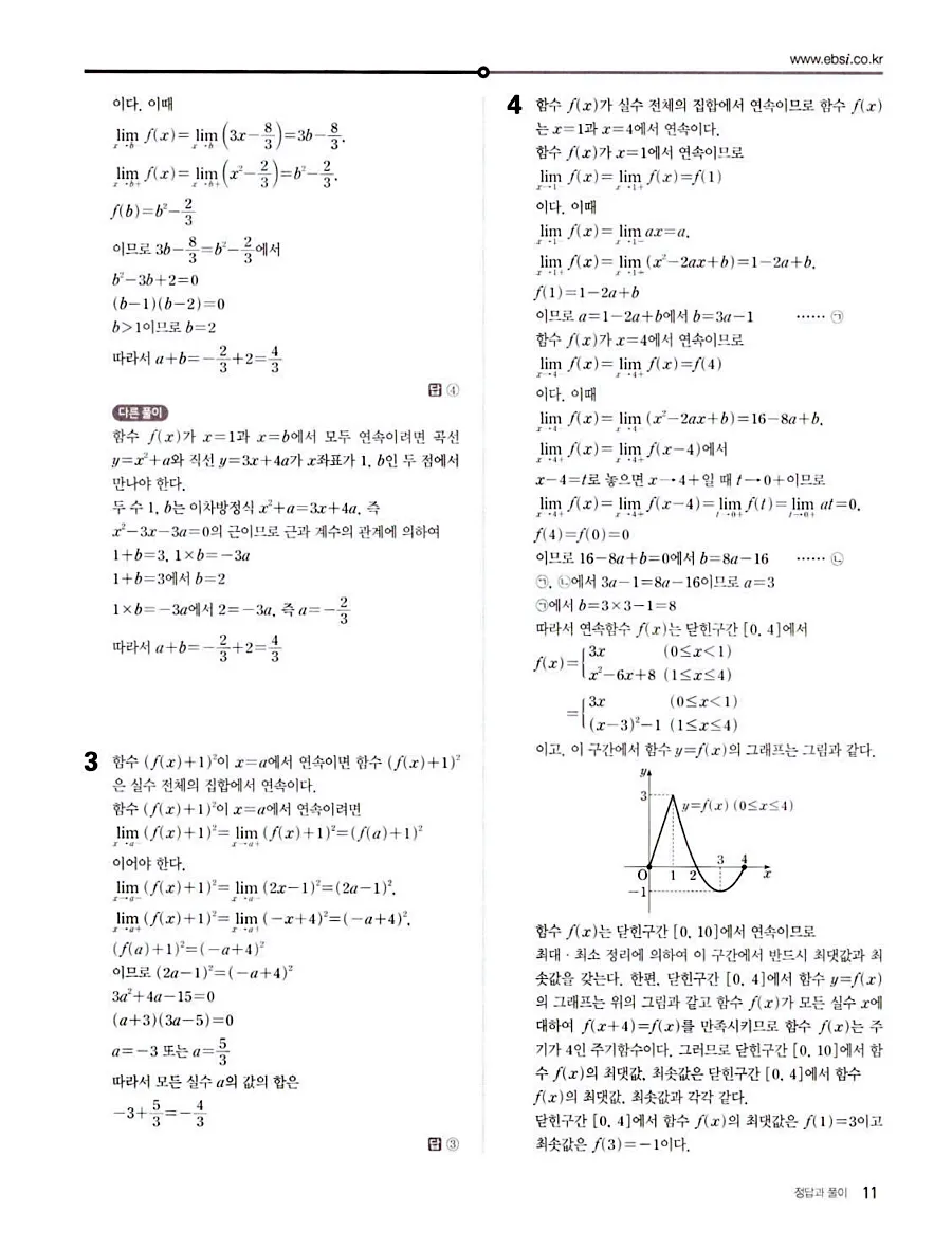 2027 수능특강 수학2 답지 18페이지