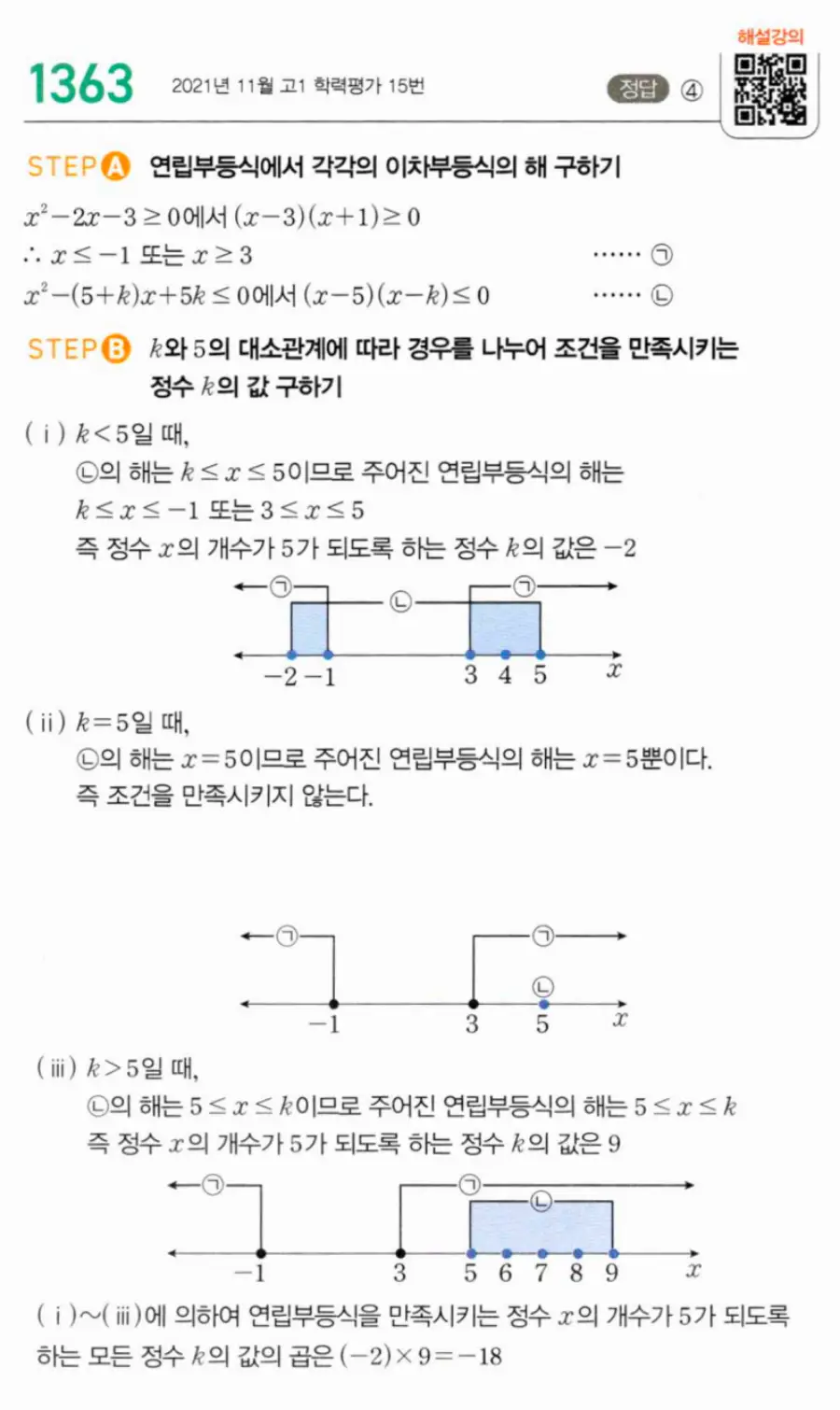 마플시너지 공통수학1 1363번 TOUGH 답지 이미지