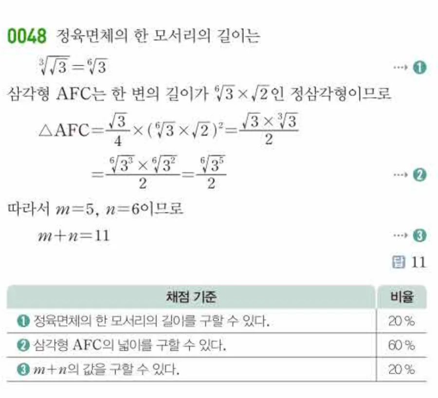 쎈수학 대수 유형0048 해설