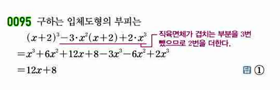 쎈 공통수학1 0095번 해설 이미지