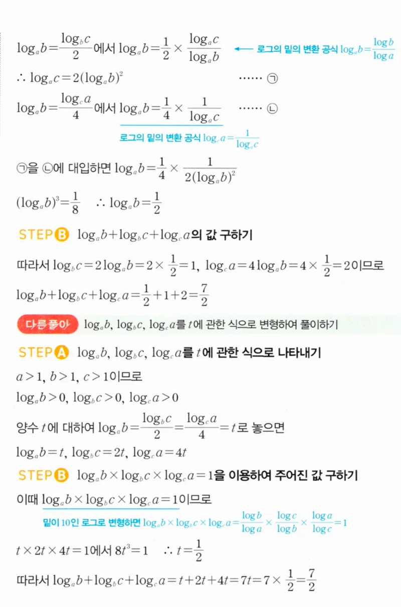 마플시너지 대수1 155번 풀이 (2)