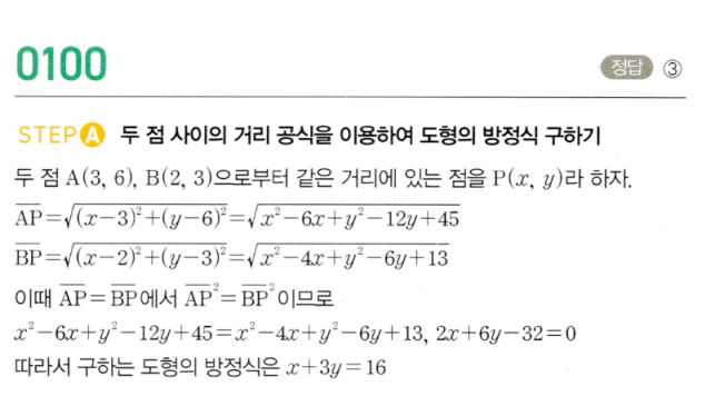 마플시너지 공통수학2 0100번 해설