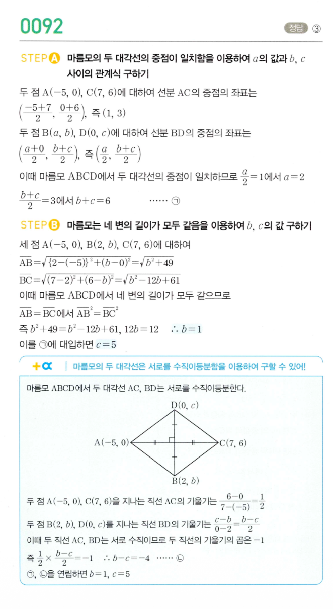 0092번 해설 이미지 1 - STEP A B