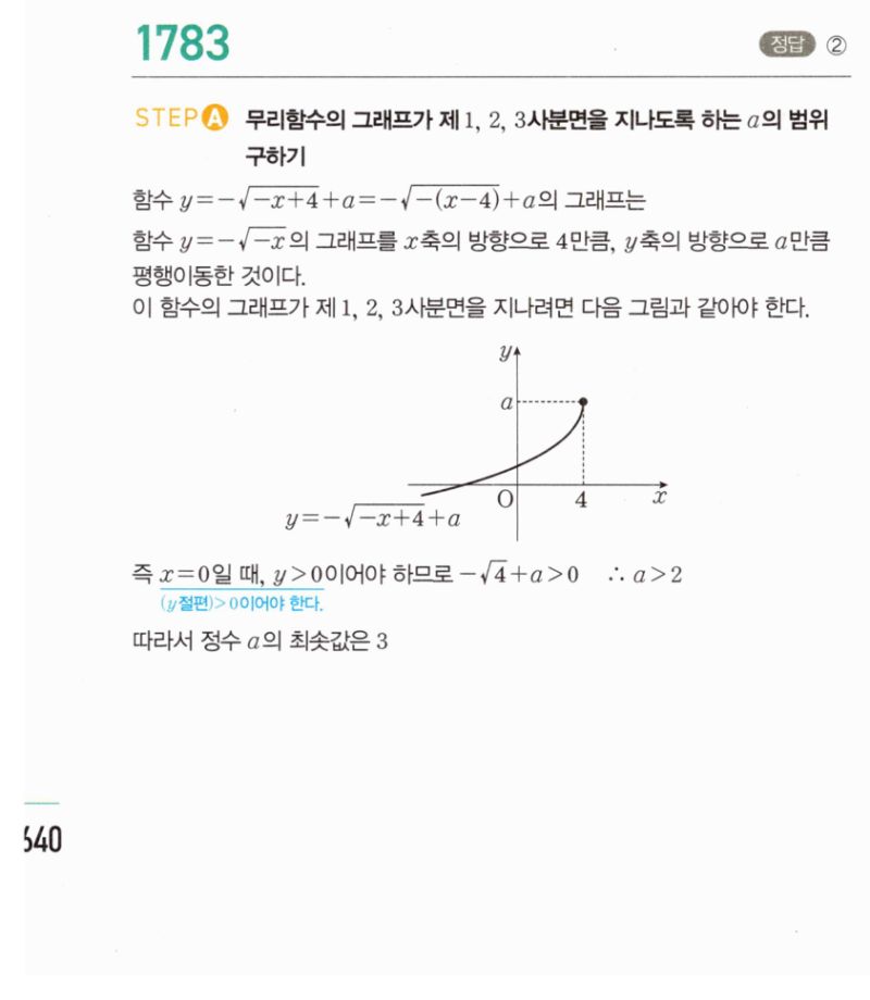 마플시너지 공통수학2 1783번 해설 이미지 1