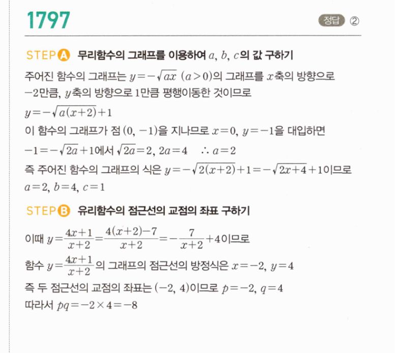 마플시너지 공통수학2 1797번 해설 이미지 1