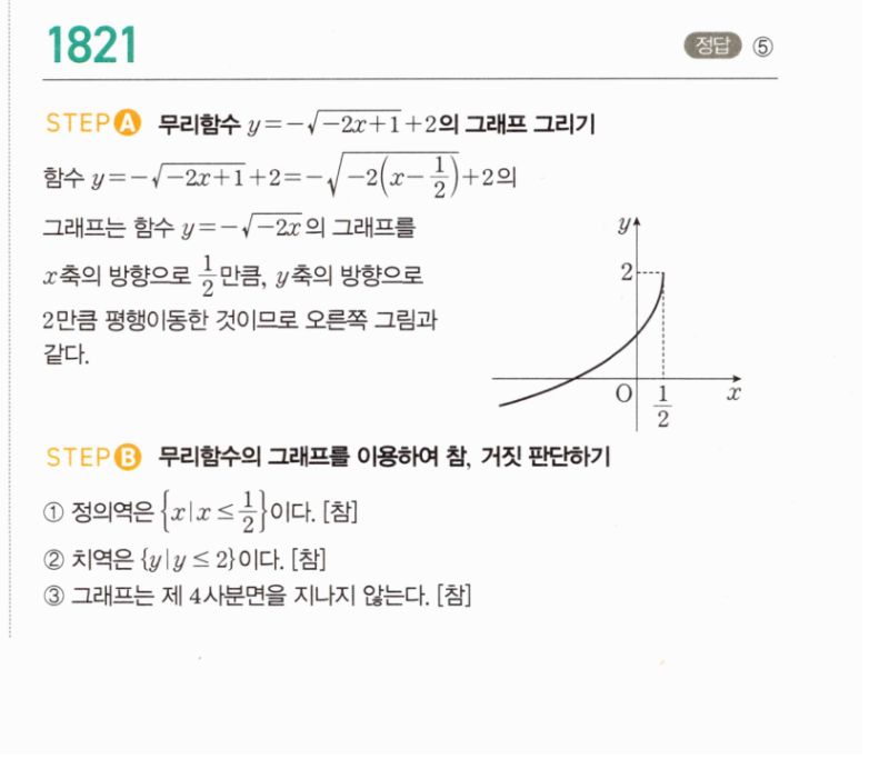 마플시너지 공통수학2 1821번 해설 이미지 1