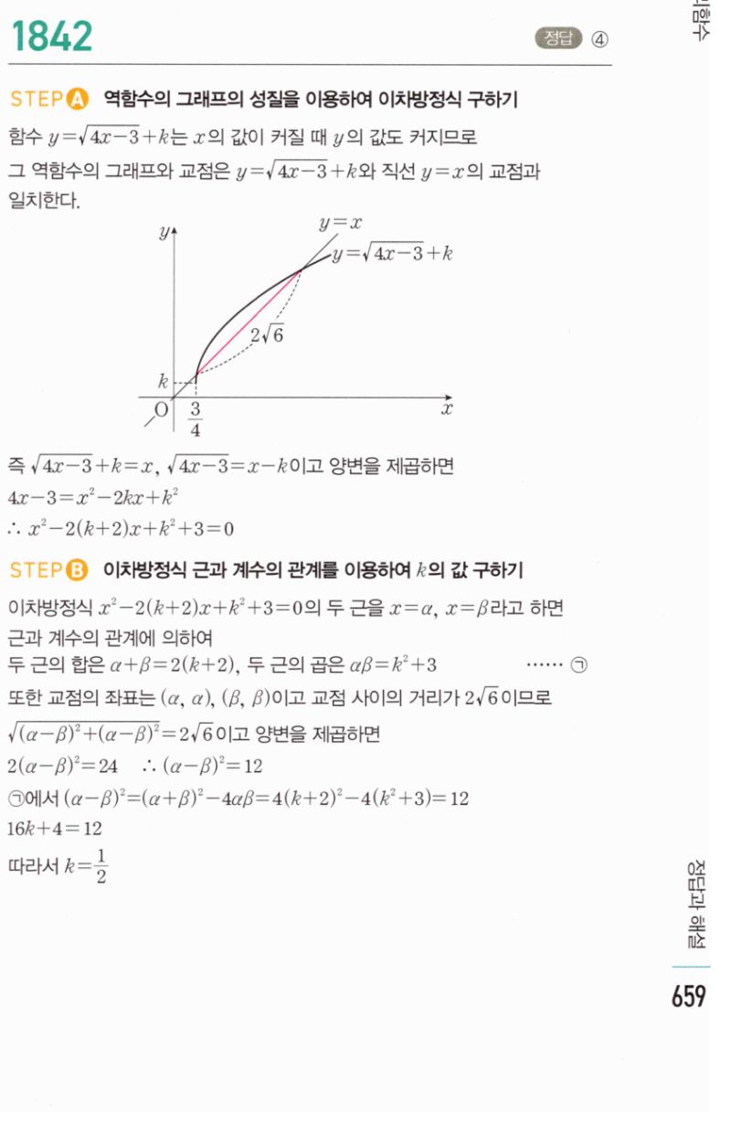 마플시너지 공통수학2 1842번 해설 이미지 1