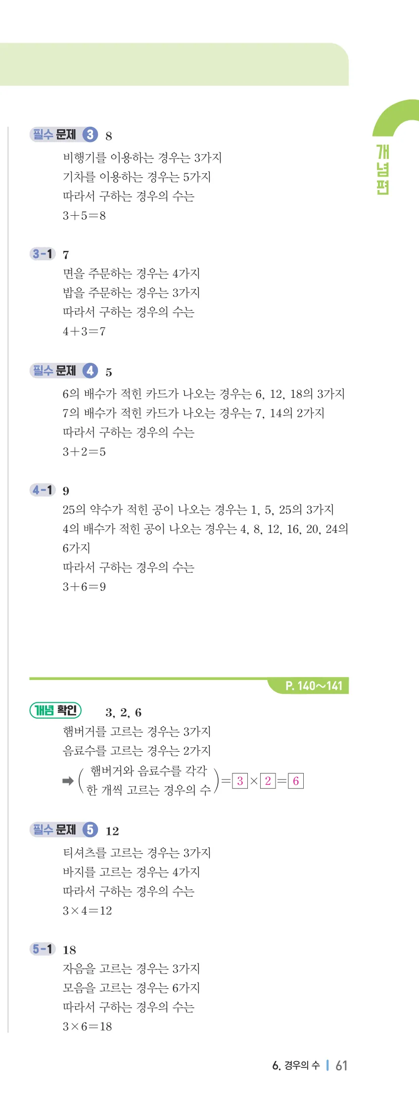 개념플러스유형 2-2 06 경우의 수 개념편 해설 (2)