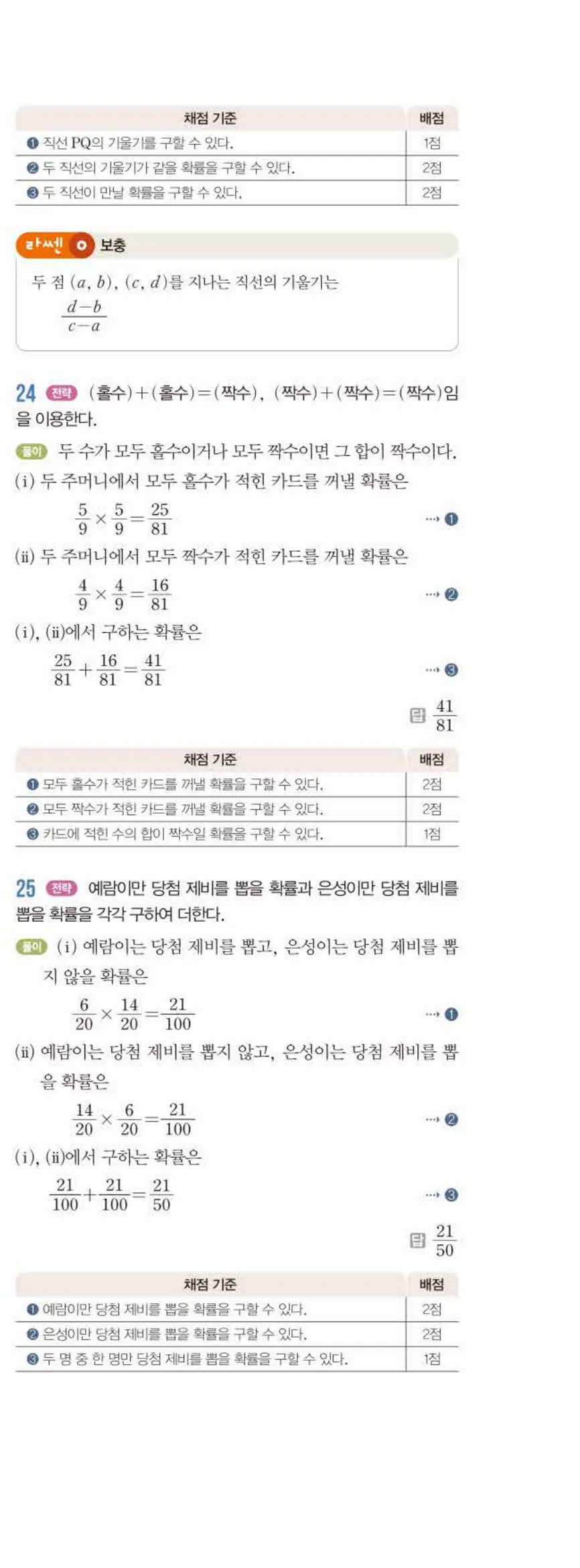 라이트쎈 중2-2 12 대단원 모의고사 답지 해설 (32)