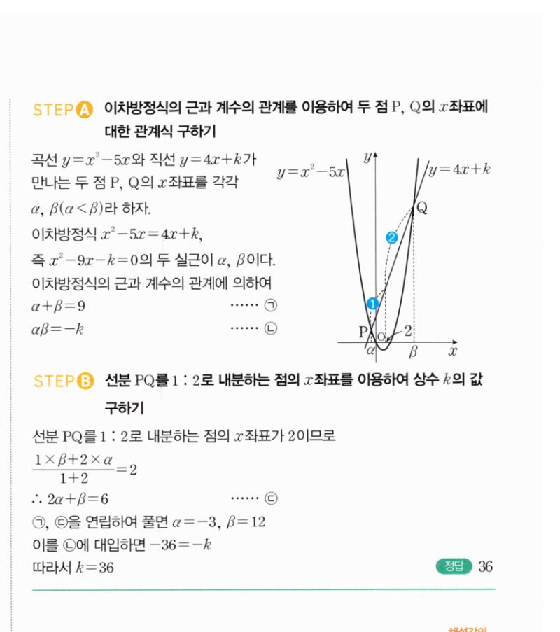 마플시너지 공통수학2 0061번 해설 2