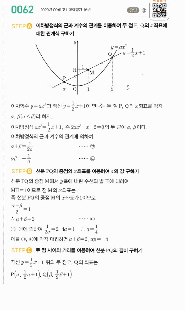 마플시너지 공통수학2 0062번 상세 해설 1