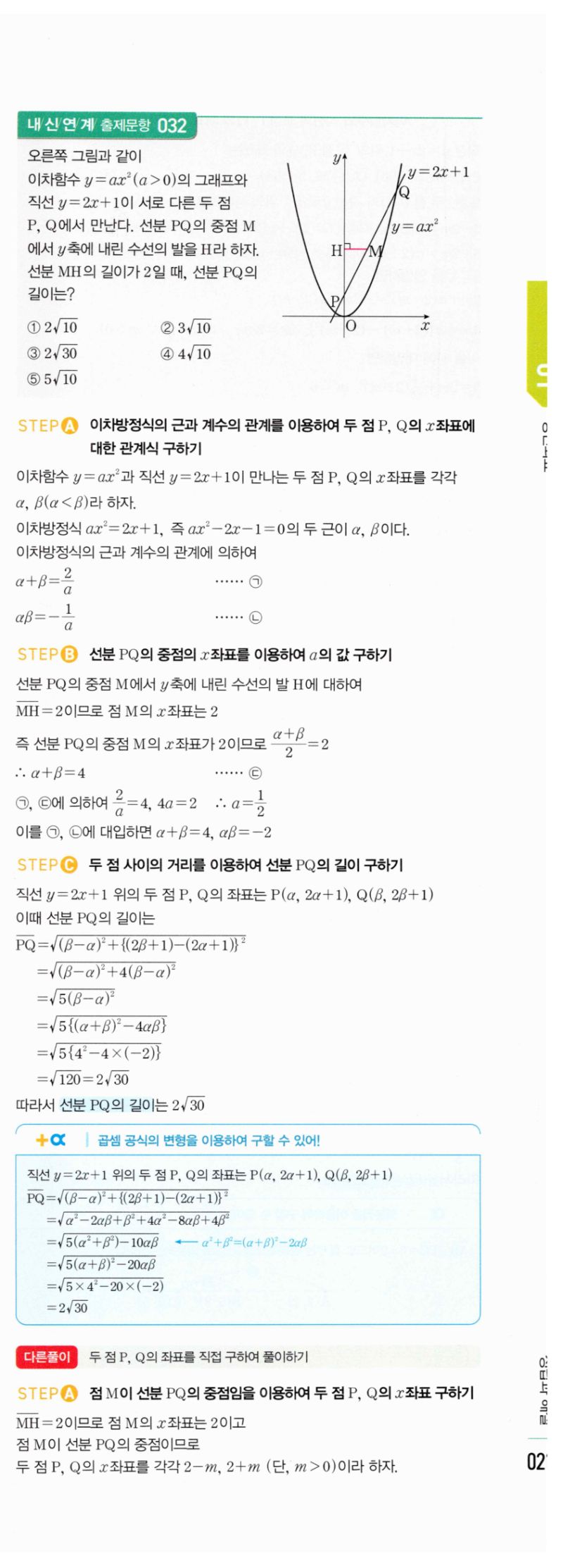 마플시너지 공통수학2 0062번 상세 해설 3