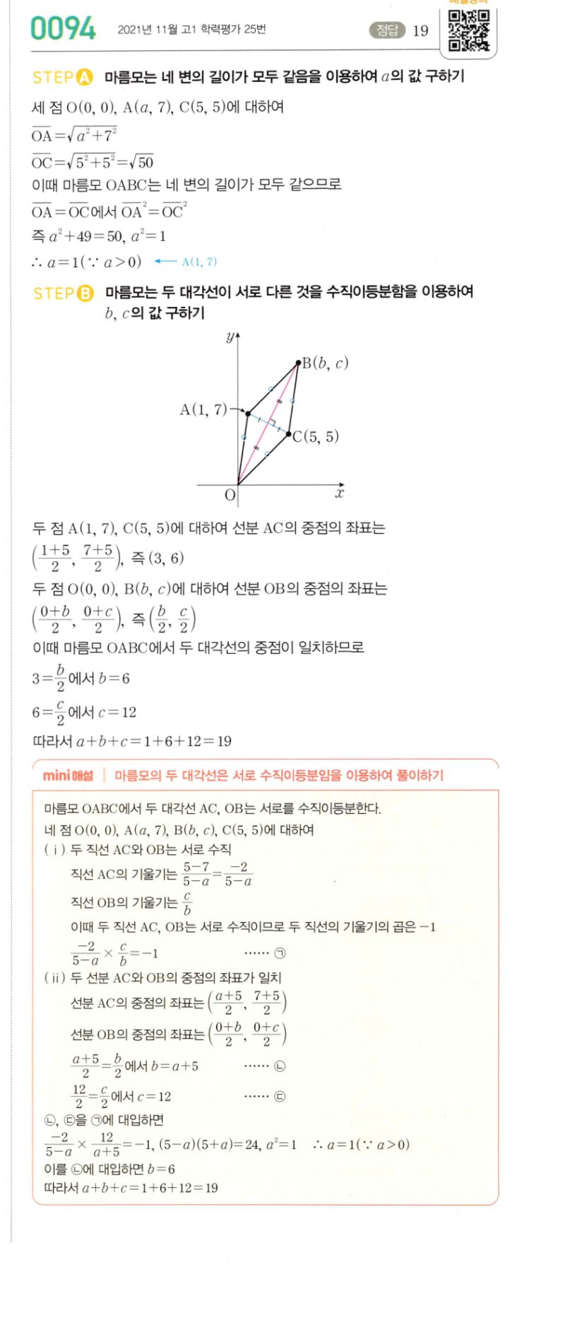 마플시너지 공통수학2 0094번 해설 1