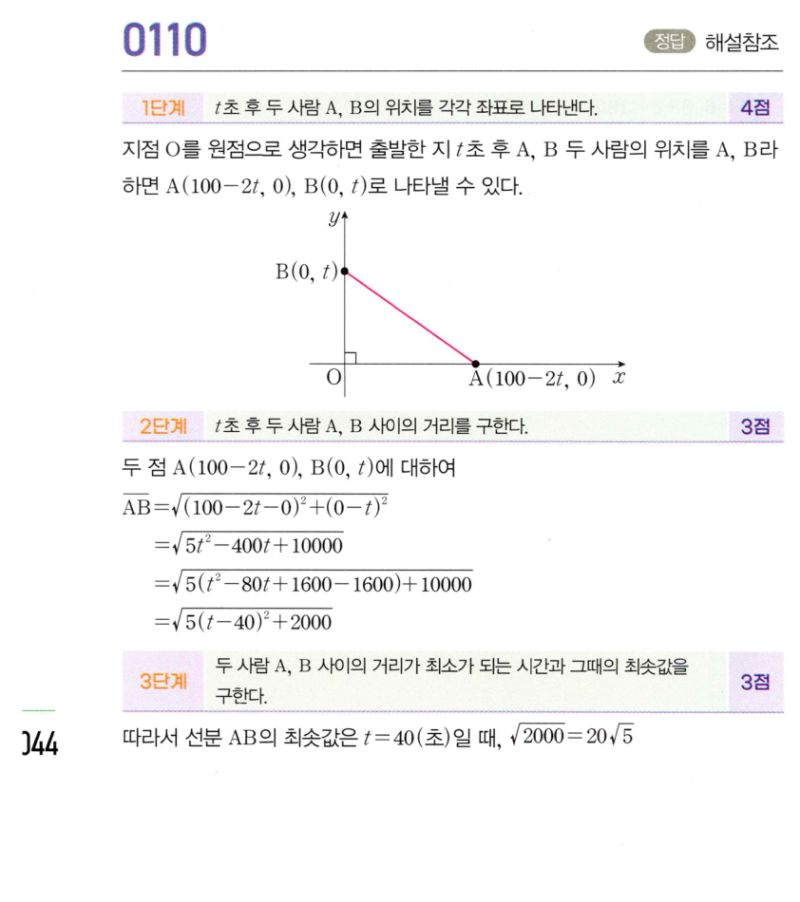 마플시너지 공통수학2 0110번 해설 1