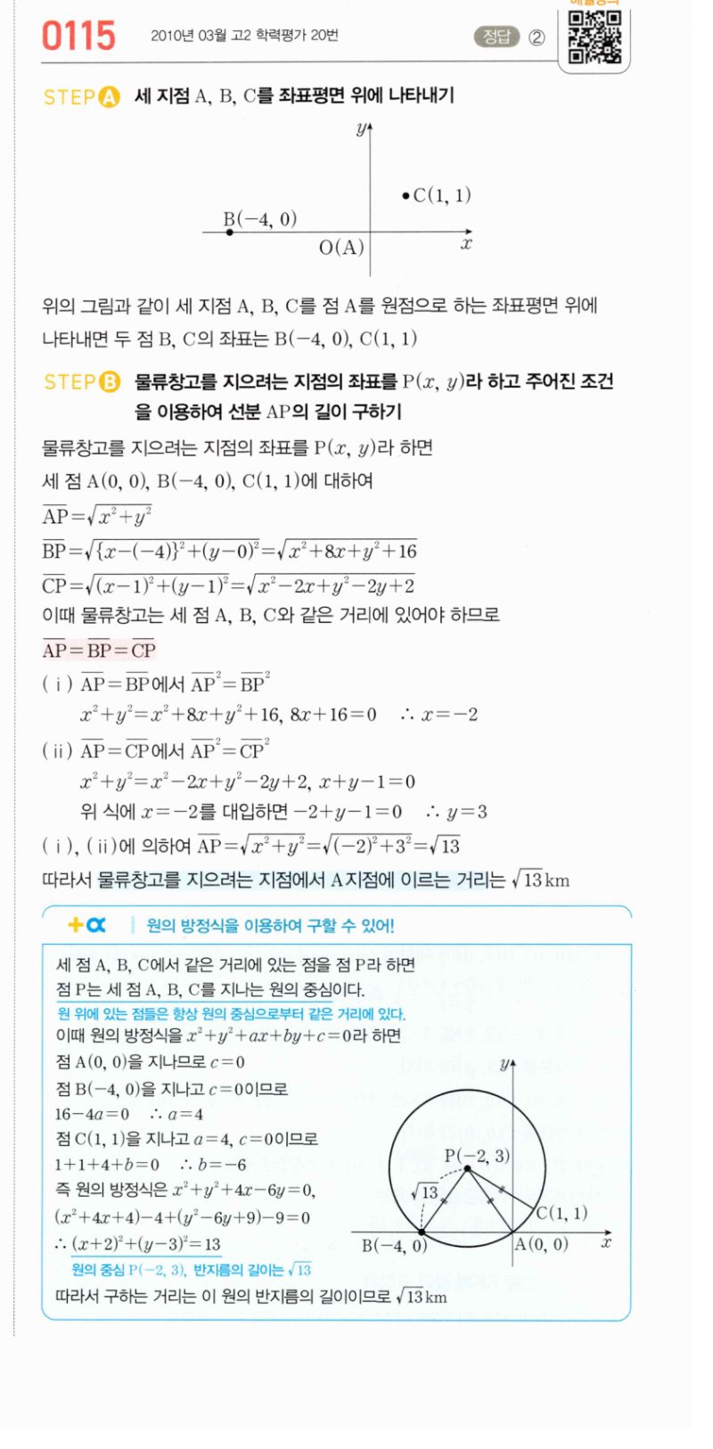 마플시너지 공통수학2 0115번 상세 해설 1
