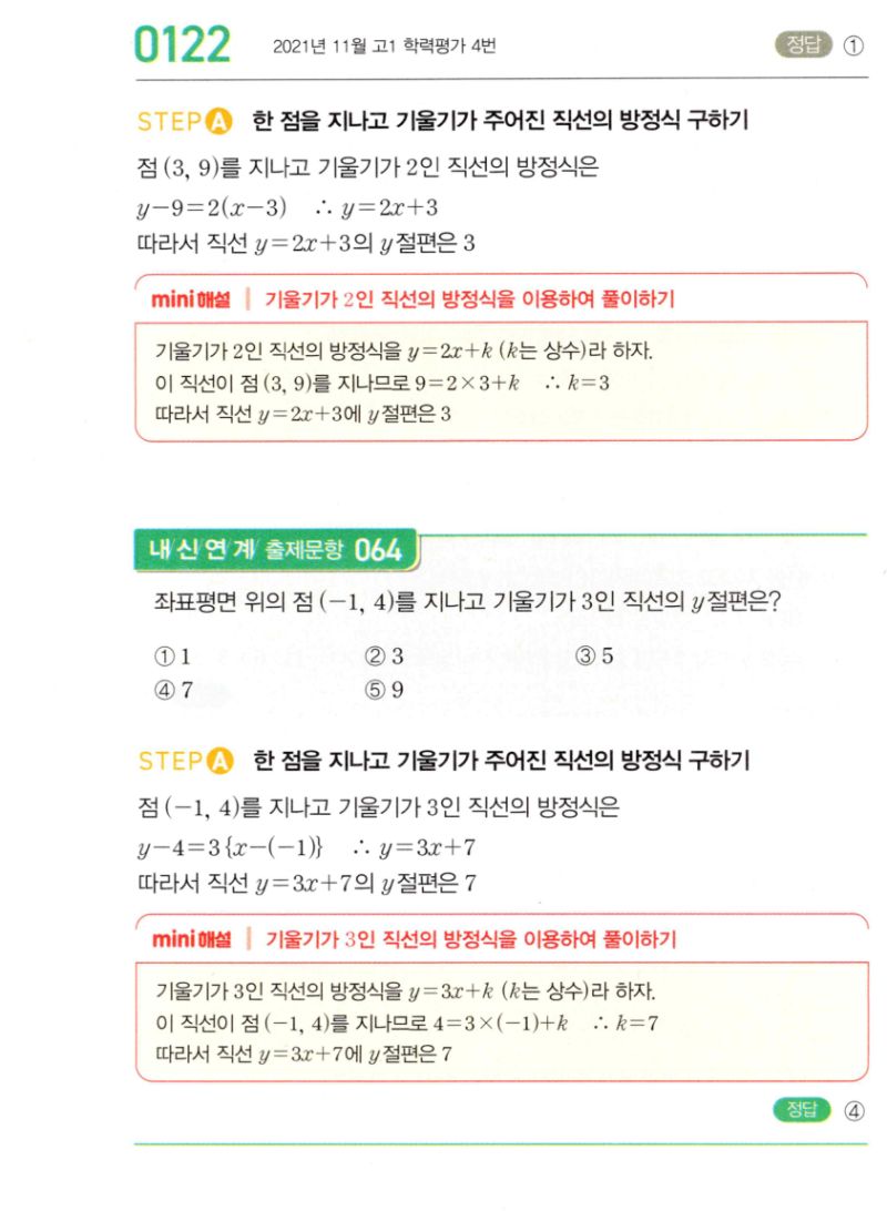 마플시너지 공통수학2 122번 해설 이미지 1