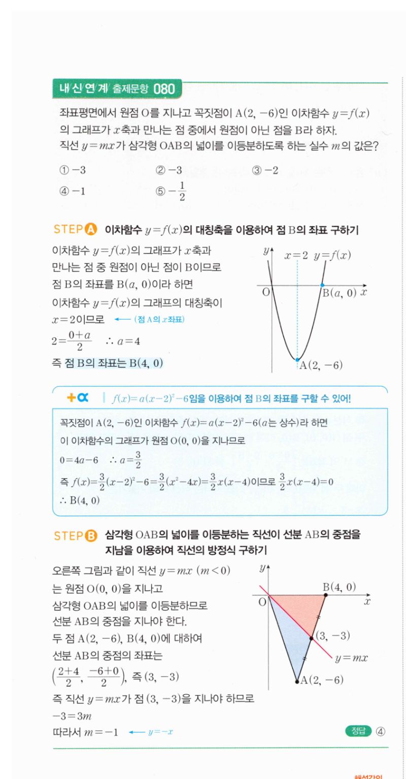 마플시너지 공통수학2 154번 해설 이미지 2