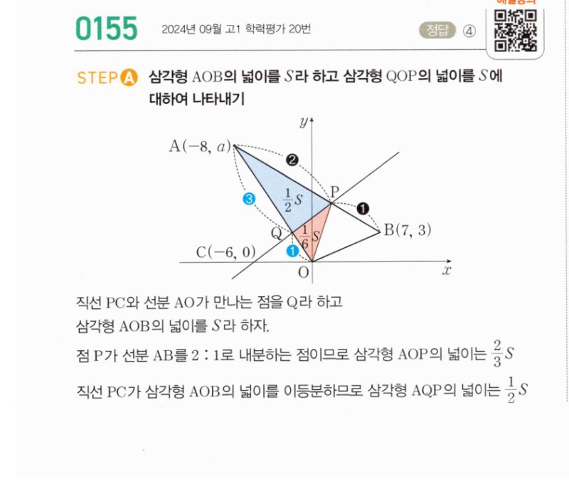 마플시너지 공통수학2 155번 해설 이미지 1
