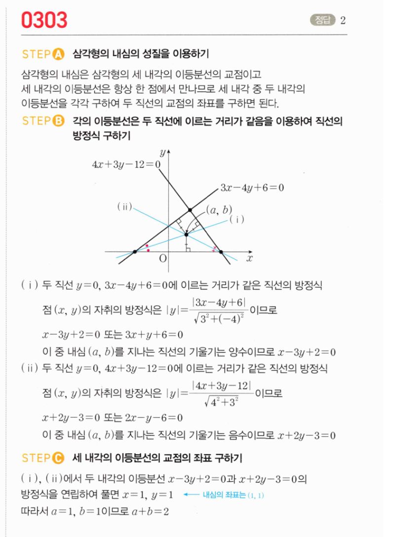 마플시너지 공통수학2 303번 해설 이미지 1