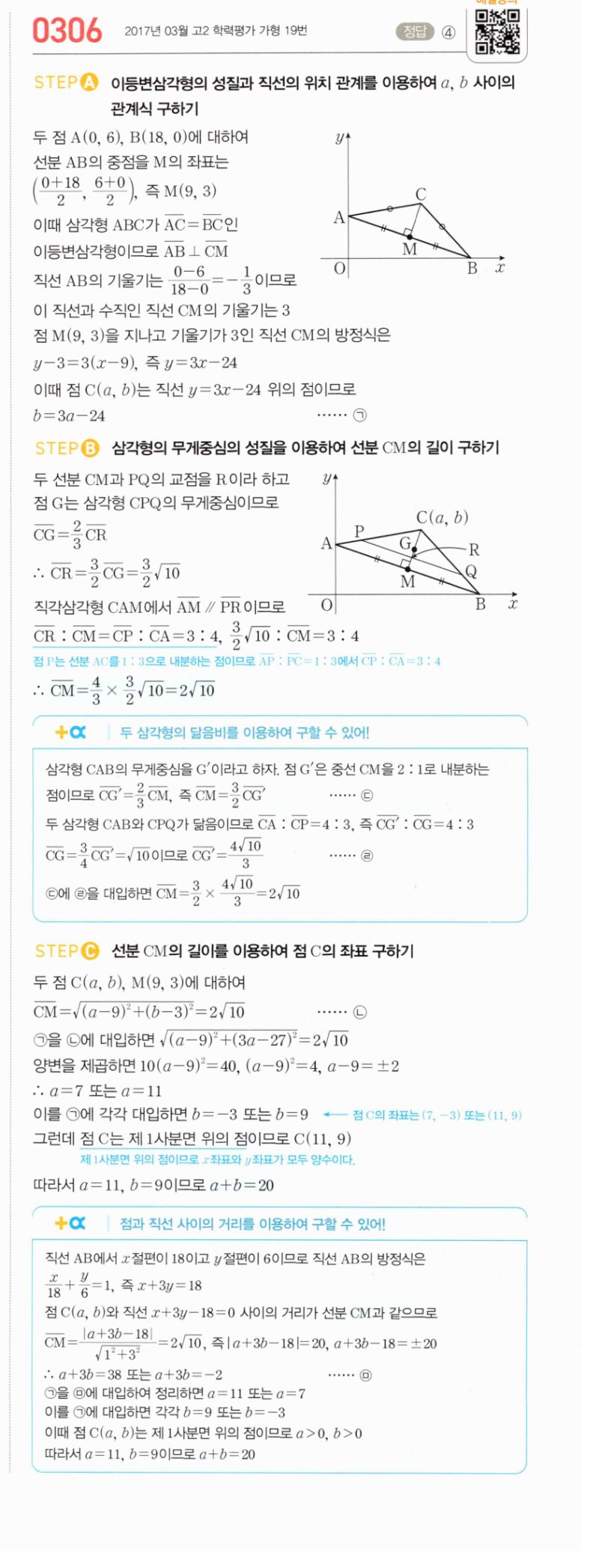 마플시너지 공통수학2 306번 해설 이미지 1
