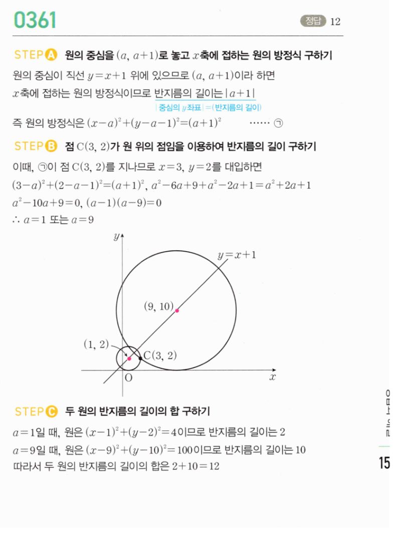 마플시너지 공통수학2 361번 해설 이미지 1