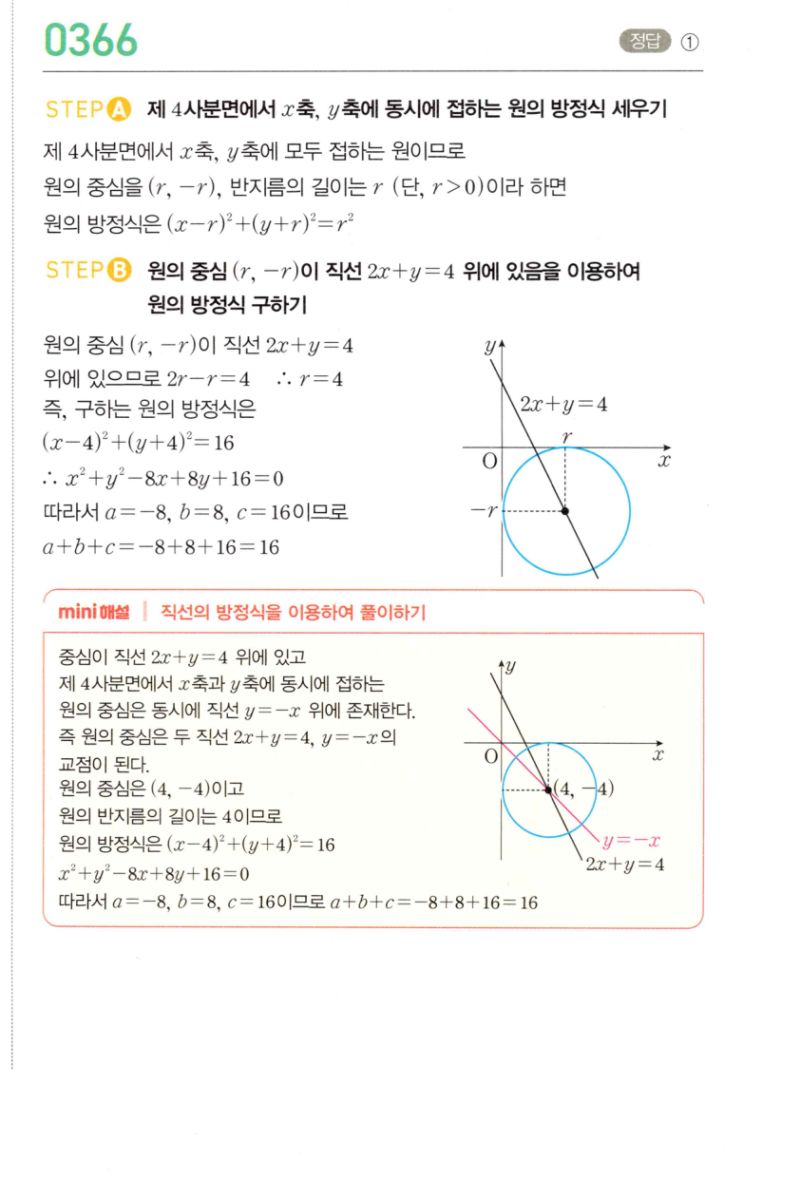마플시너지 공통수학2 366번 해설 이미지 1