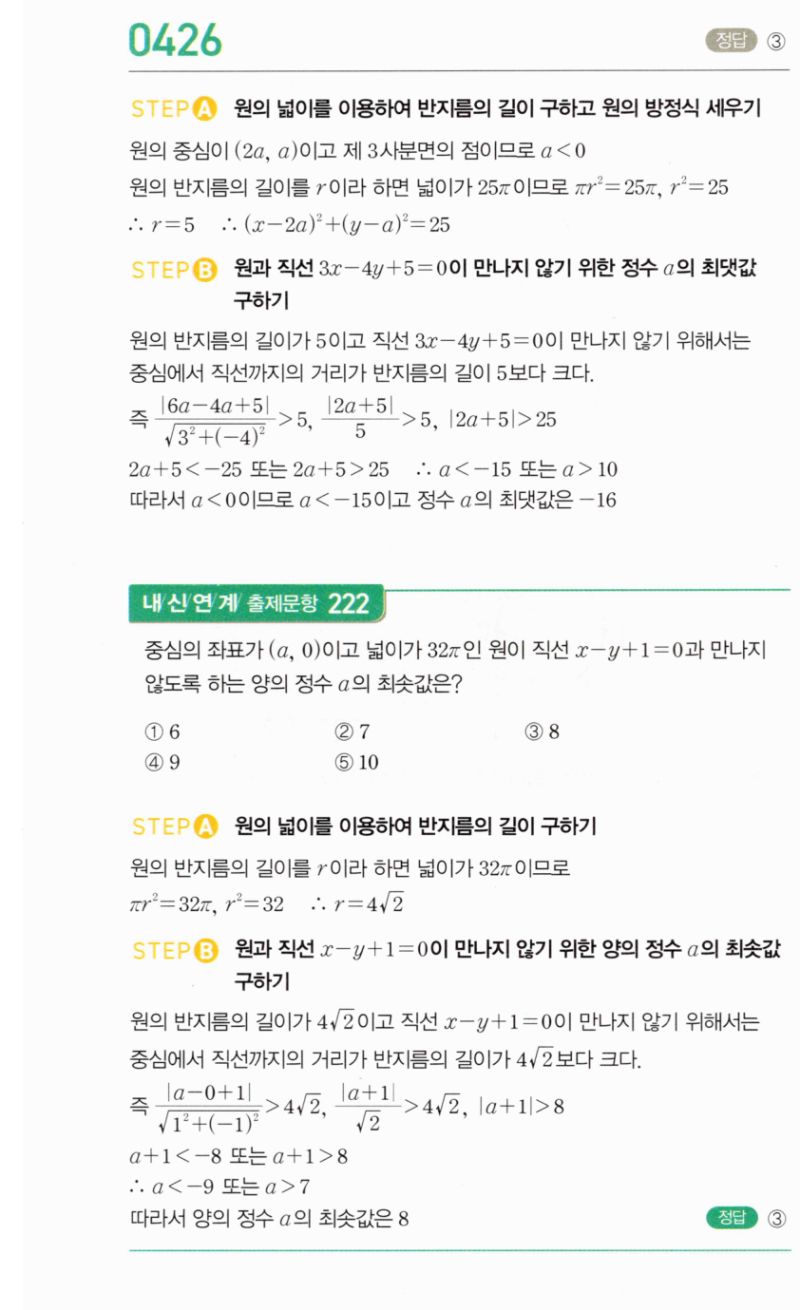 마플시너지 공통수학2 426번 해설 이미지 1