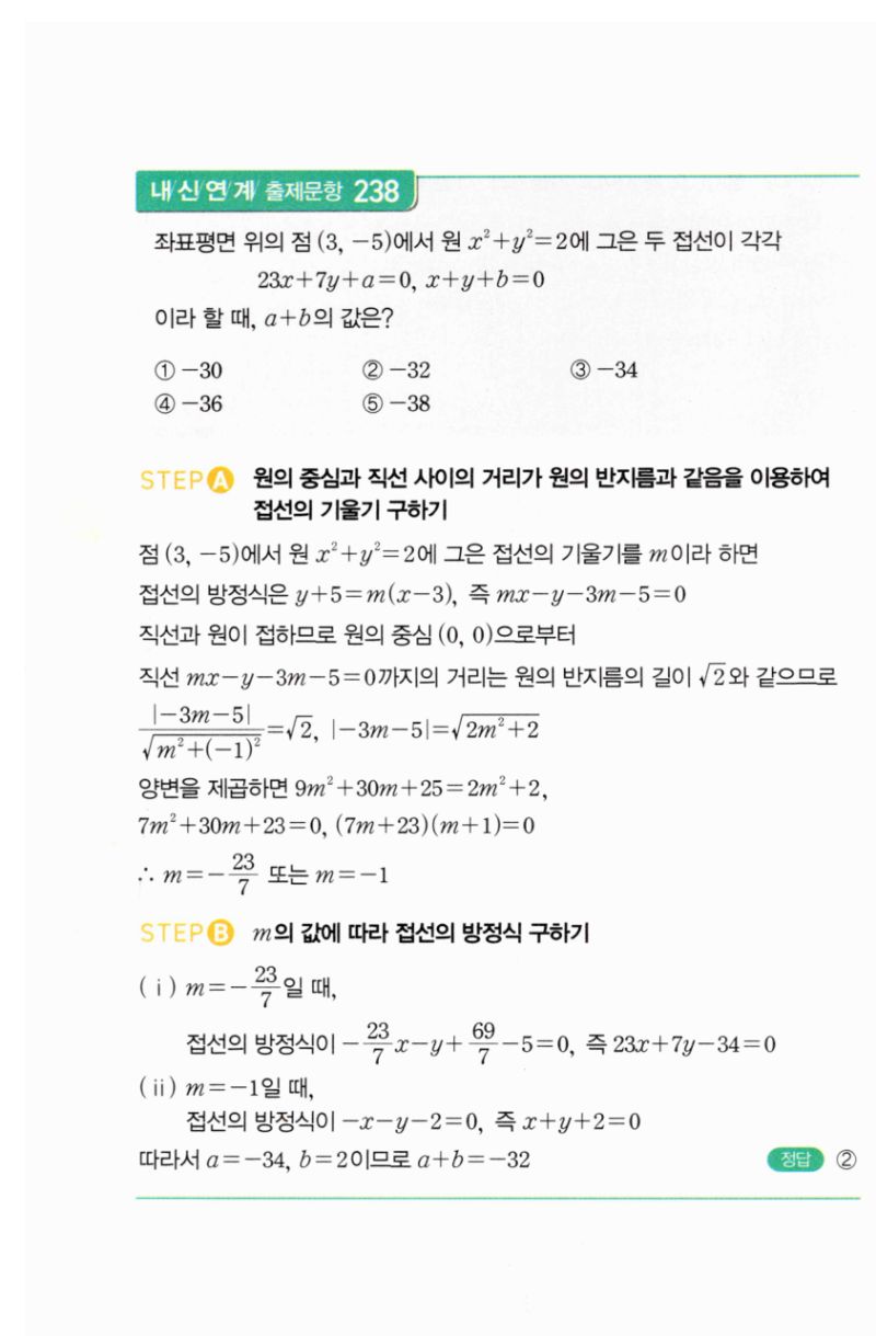 마플시너지 공통수학2 457번 해설 이미지 2